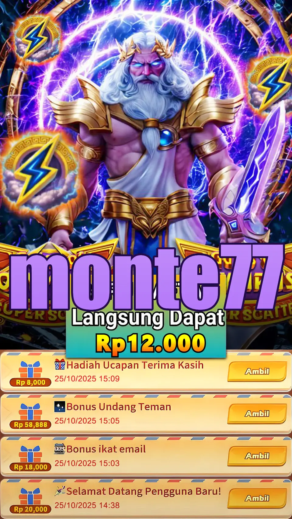 monte77 Masuk